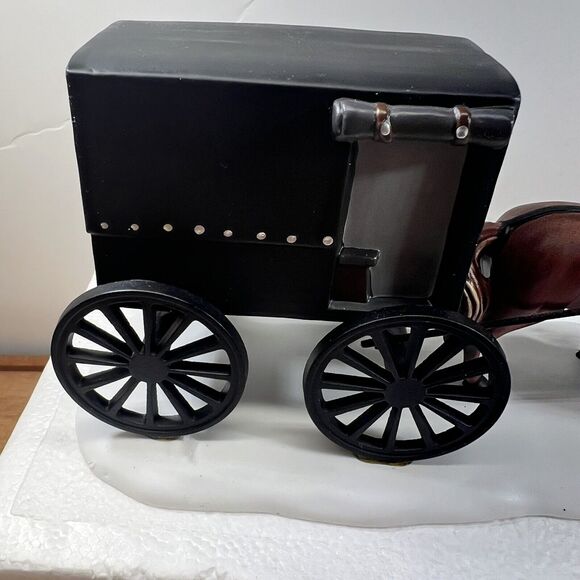 Heritage Village Dept 56 Amish Buggy #5949-8 NEEDS FIXED Carriage Glued See Pics - Picture 14 of 16